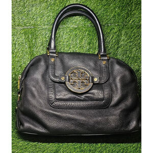 Tory Burch Amanda Slouchy Satchel Bag- Black